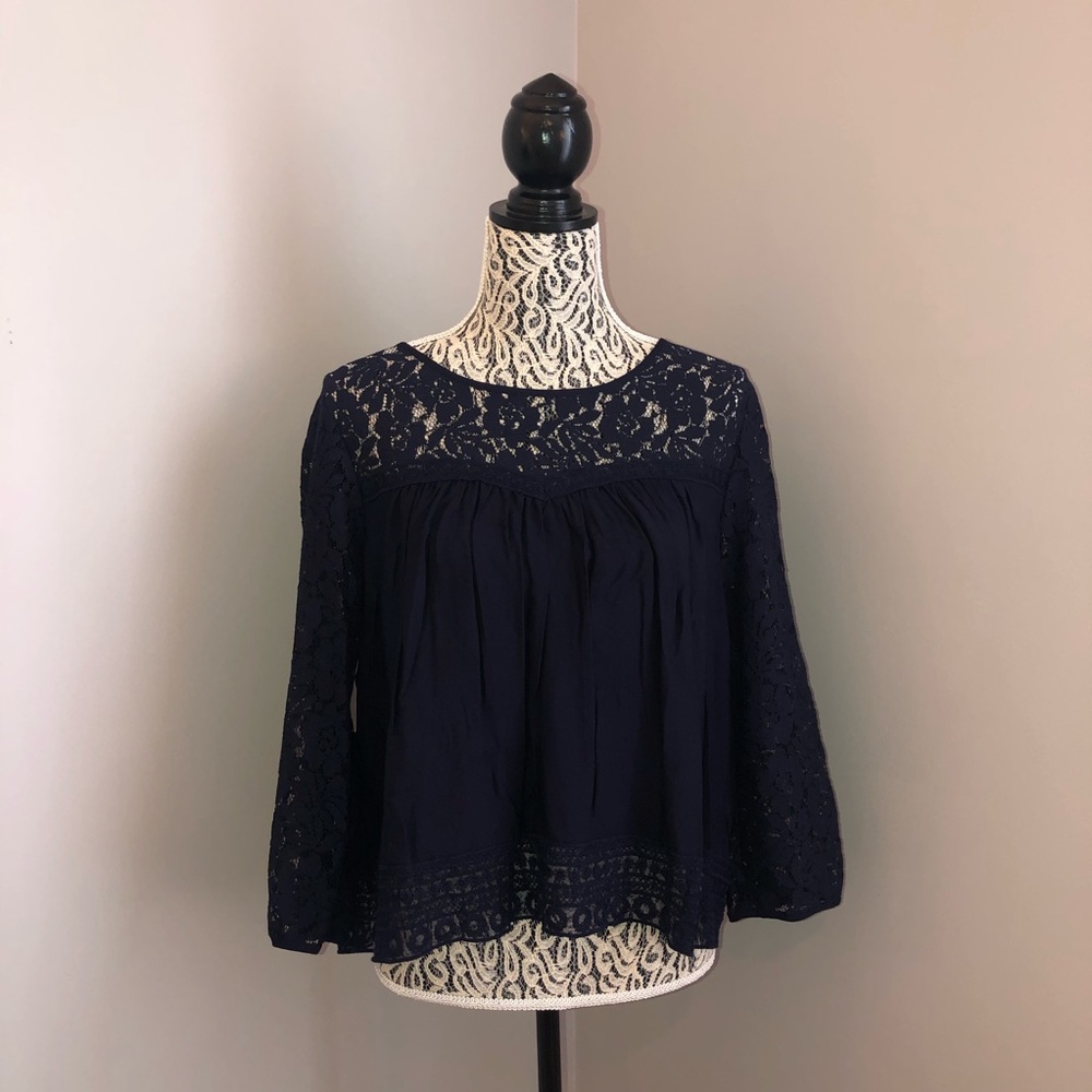 Forever 21 Open Weave Blouse